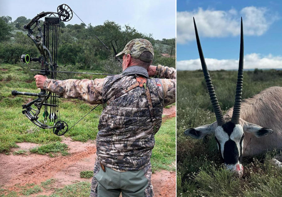 Bruce with impala trophy during Eastern Cape hunting safari