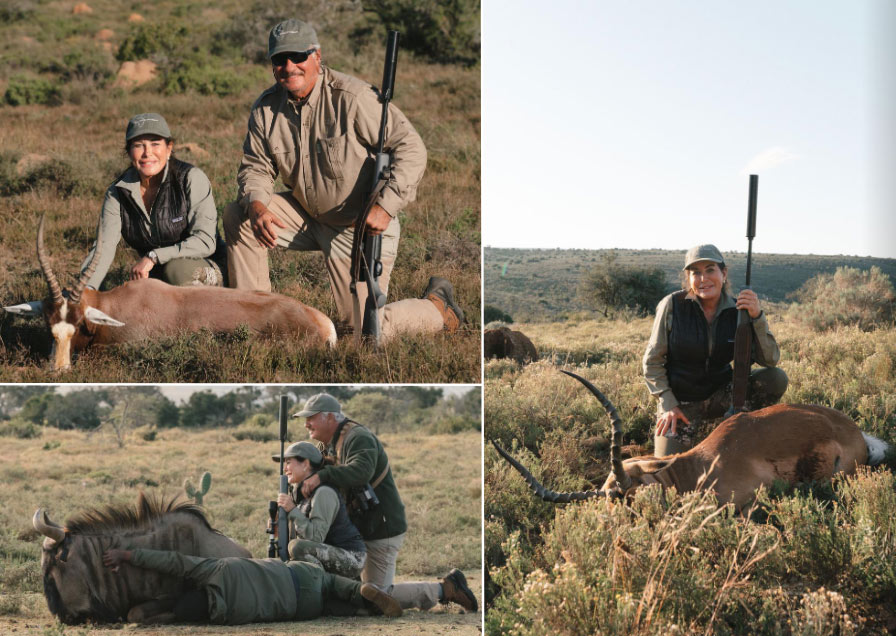 Hunting on a South African hunting safari