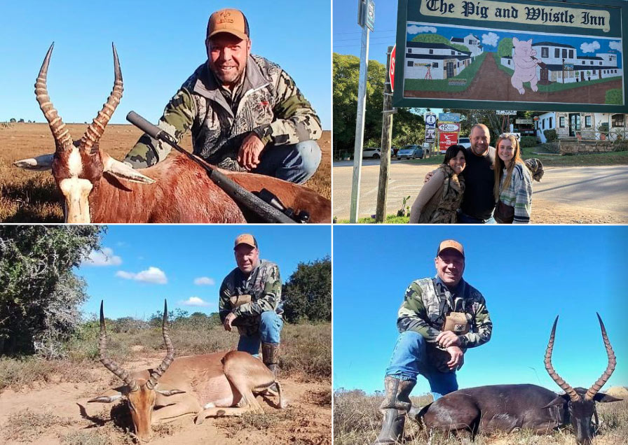 Hunting on a South African hunting safari