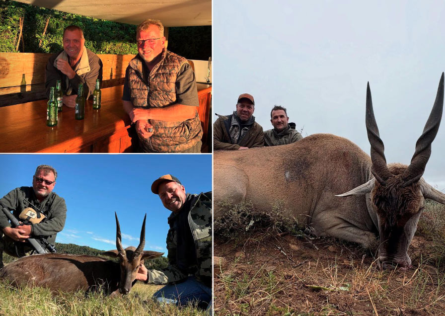 Hunting on a South African hunting safari