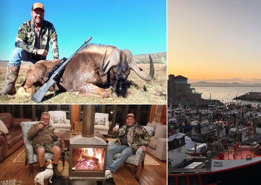 Hunting on a South African hunting safari