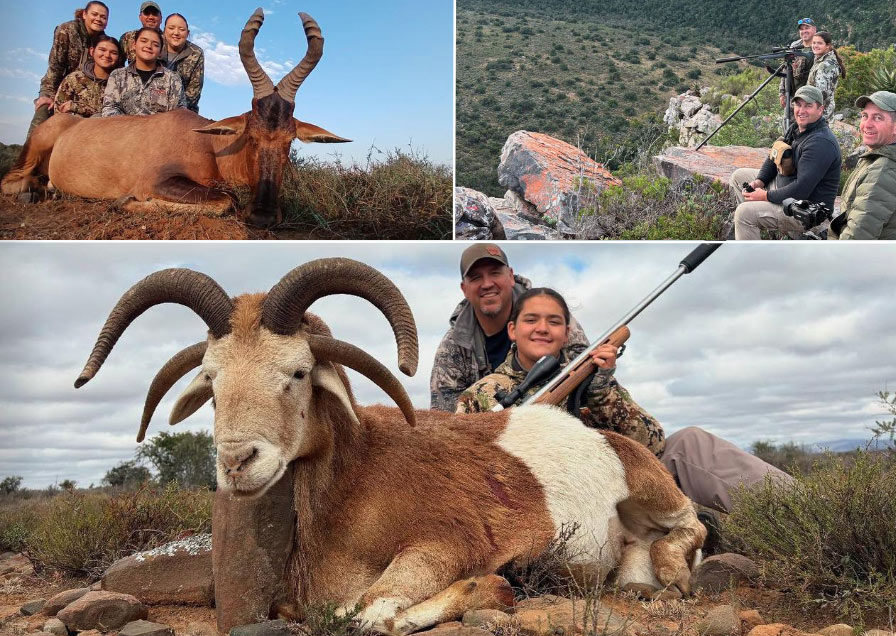 Hunting on a South African hunting safari