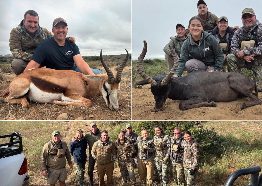 Hunting on a South African hunting safari