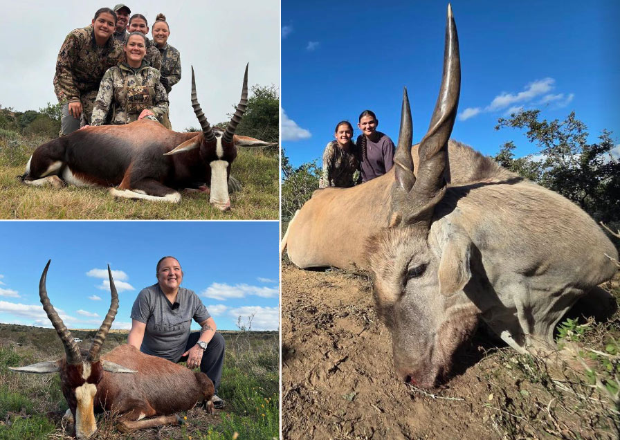 Hunting on a South African hunting safari