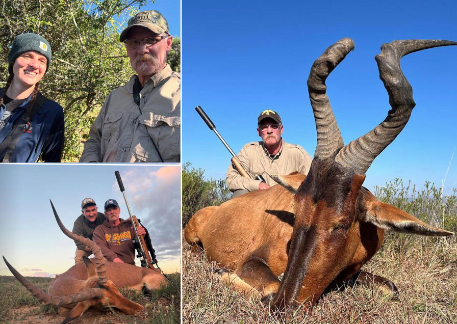 Hunting on a South African hunting safari