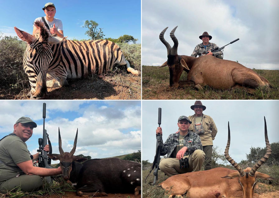 Hunting on a South African hunting safari