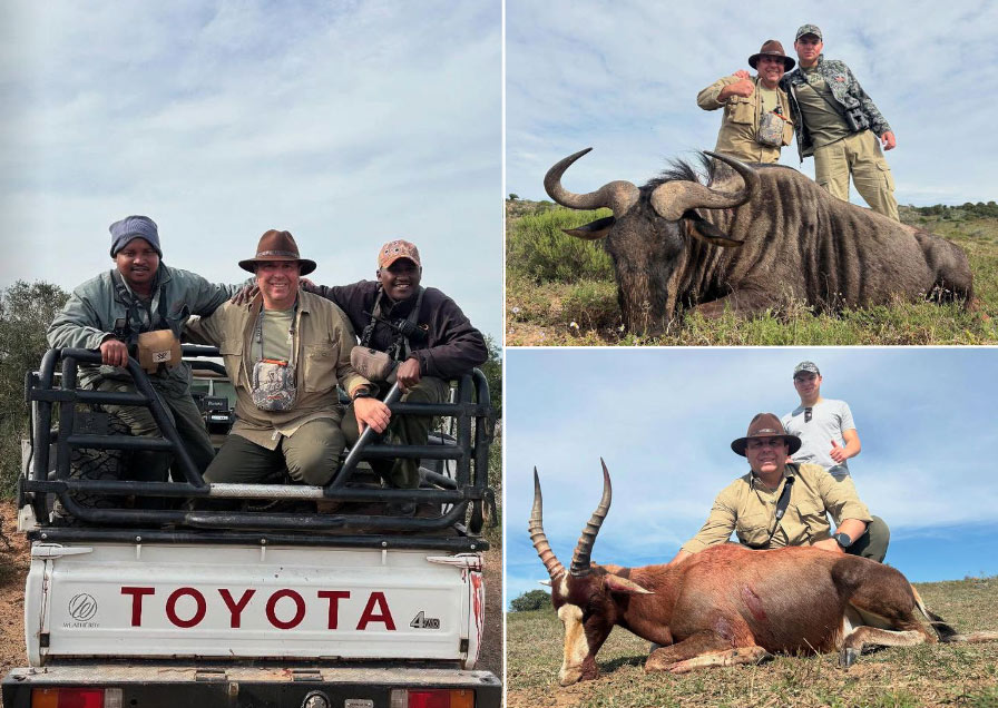 Hunting on a South African hunting safari