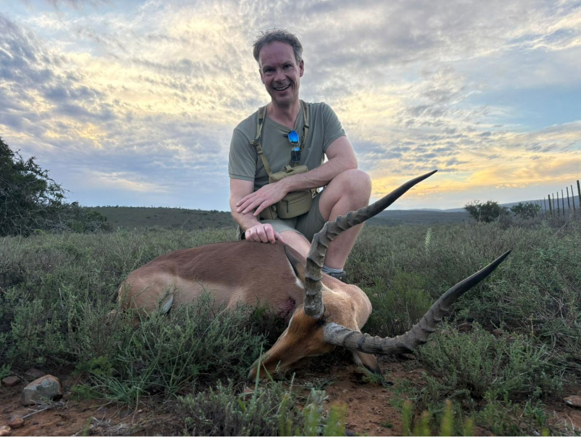 The Dusseldorp family hunting on South Africa