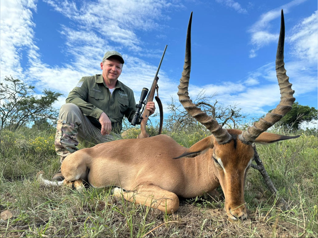 Hunting on a South African hunting safari