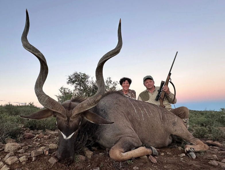 Hunting on a South African hunting safari